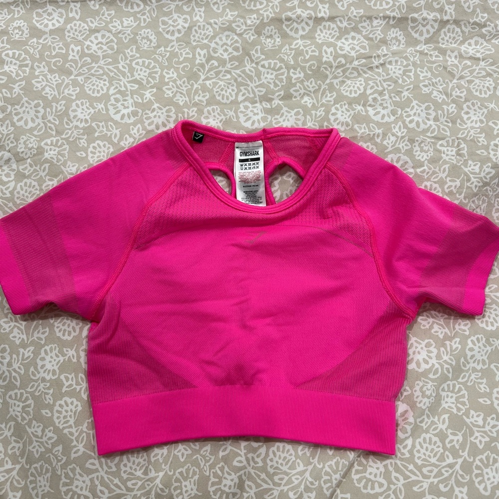 Gymshark Hot Pink Crop Top